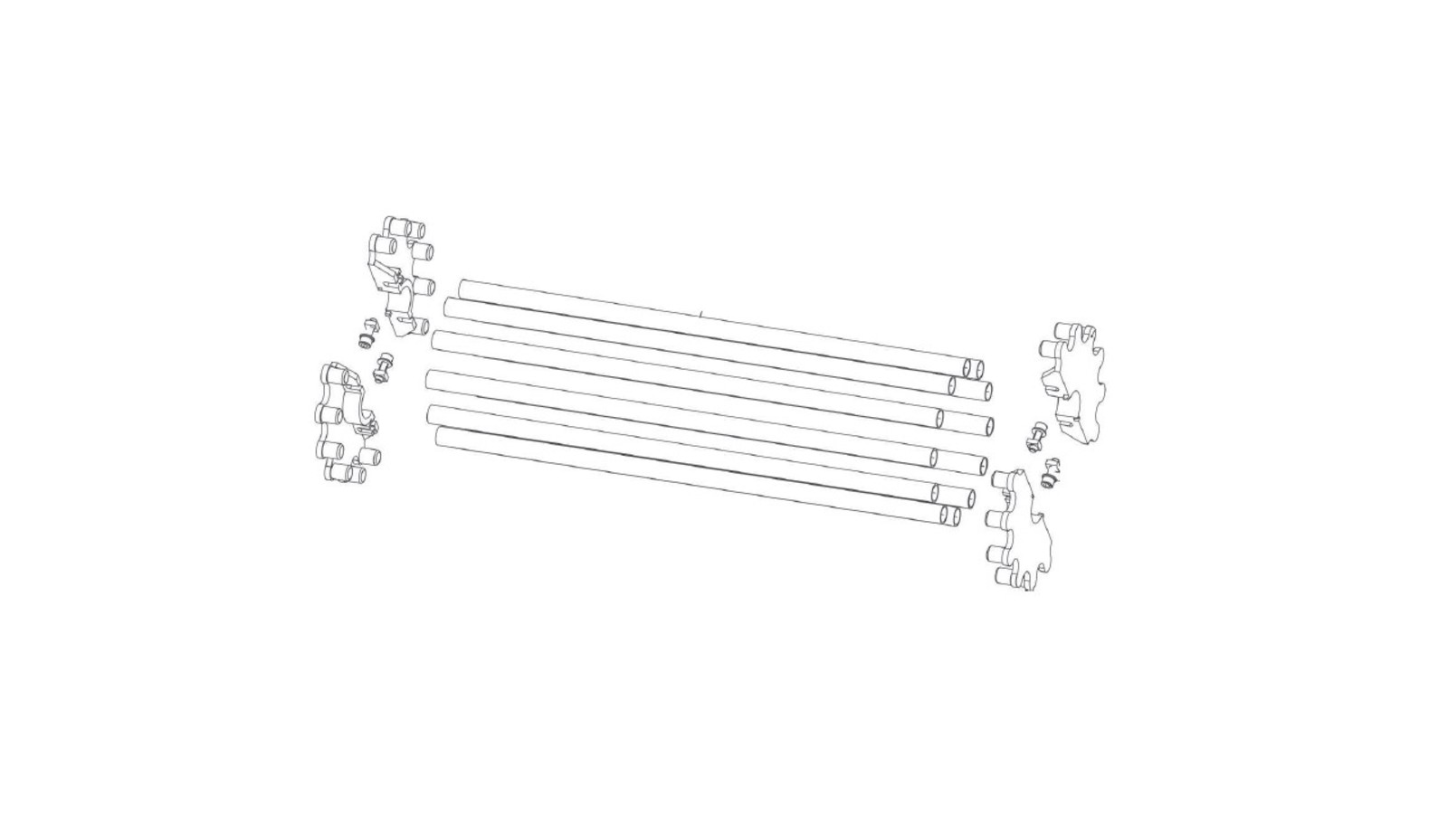 Discharge wheel cpl for curve conveyor 200 - L 189 500 11 02